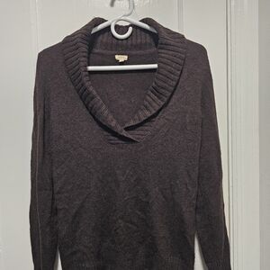 J. Crew Dark Brown Sweater